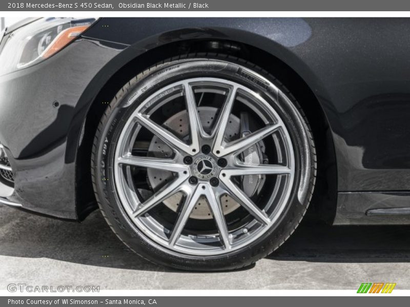 Obsidian Black Metallic / Black 2018 Mercedes-Benz S 450 Sedan