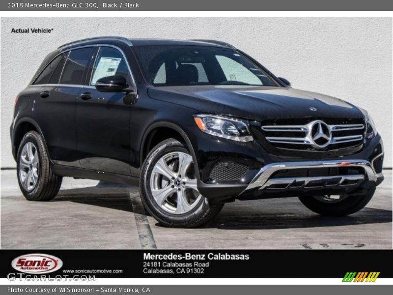Black / Black 2018 Mercedes-Benz GLC 300
