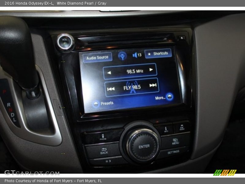 White Diamond Pearl / Gray 2016 Honda Odyssey EX-L