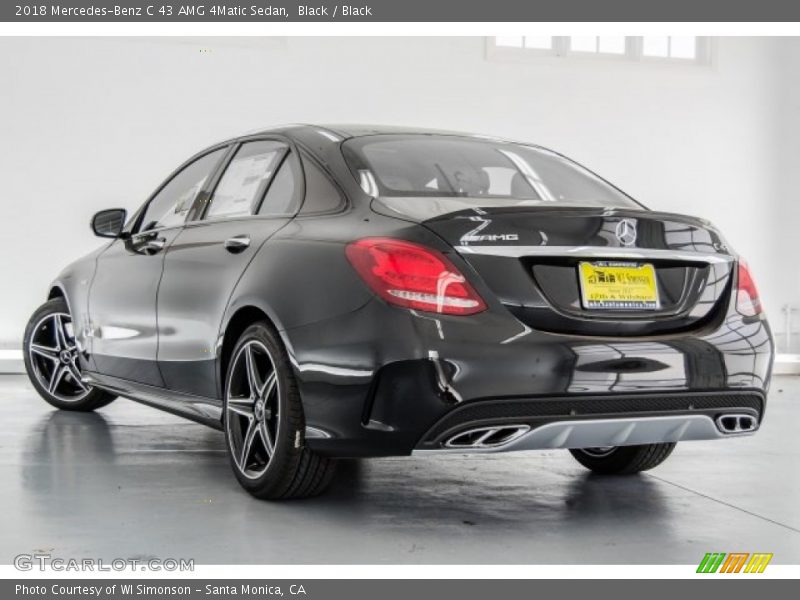 Black / Black 2018 Mercedes-Benz C 43 AMG 4Matic Sedan