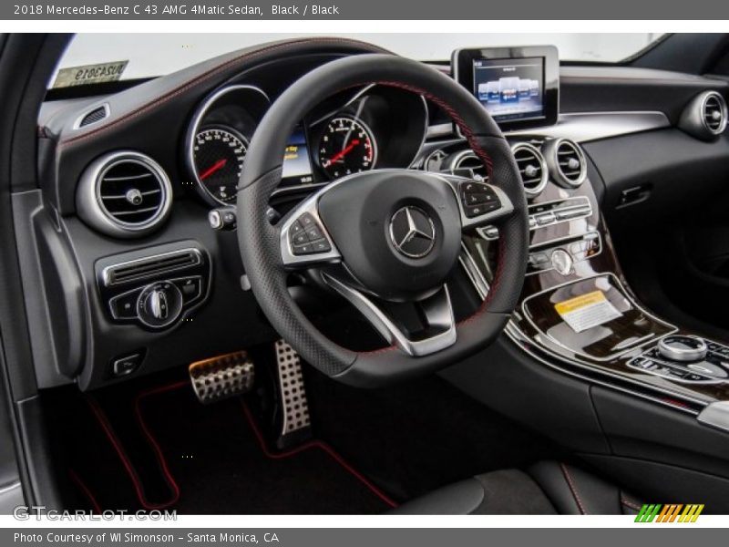 Black / Black 2018 Mercedes-Benz C 43 AMG 4Matic Sedan