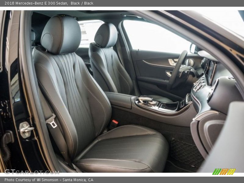 Black / Black 2018 Mercedes-Benz E 300 Sedan