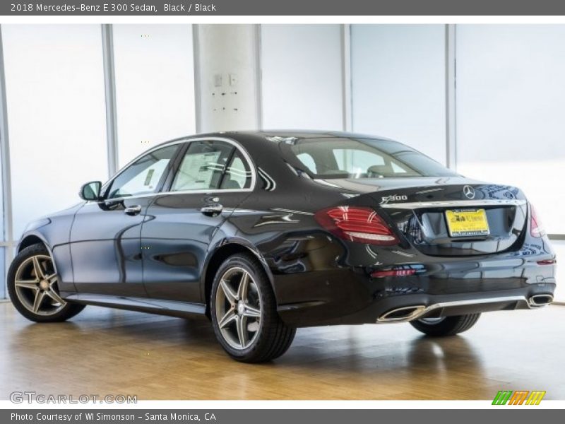 Black / Black 2018 Mercedes-Benz E 300 Sedan