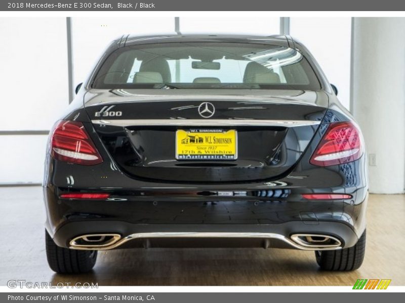 Black / Black 2018 Mercedes-Benz E 300 Sedan