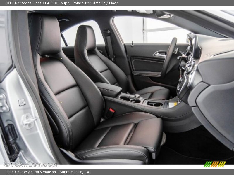 Polar Silver Metallic / Black 2018 Mercedes-Benz CLA 250 Coupe