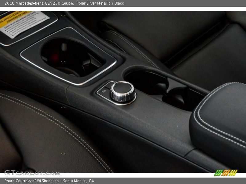 Polar Silver Metallic / Black 2018 Mercedes-Benz CLA 250 Coupe
