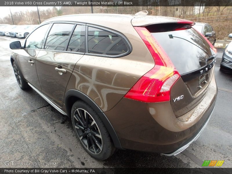 Twilight Bronze Metallic / Off Black 2018 Volvo V60 Cross Country T5 AWD