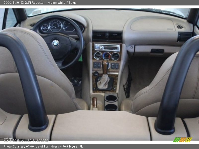 Alpine White / Beige 2001 BMW Z3 2.5i Roadster
