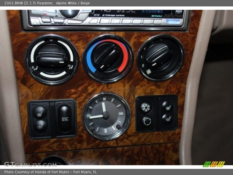 Alpine White / Beige 2001 BMW Z3 2.5i Roadster