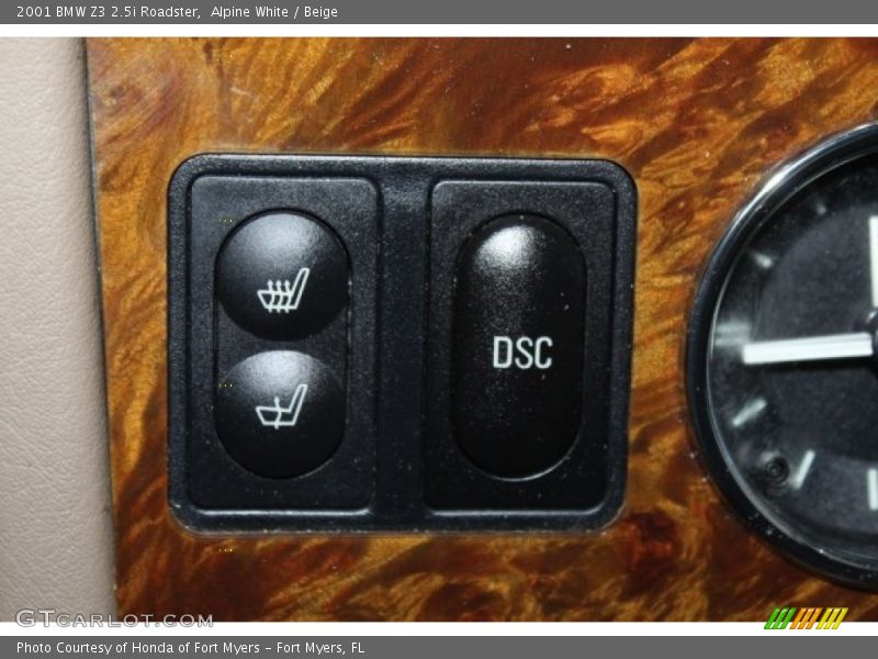 Alpine White / Beige 2001 BMW Z3 2.5i Roadster