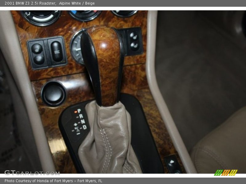 Alpine White / Beige 2001 BMW Z3 2.5i Roadster