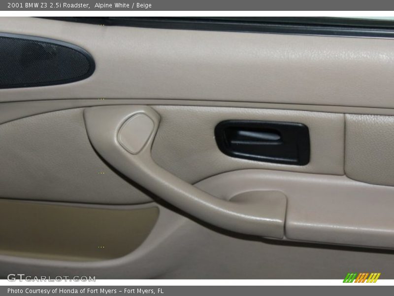 Alpine White / Beige 2001 BMW Z3 2.5i Roadster