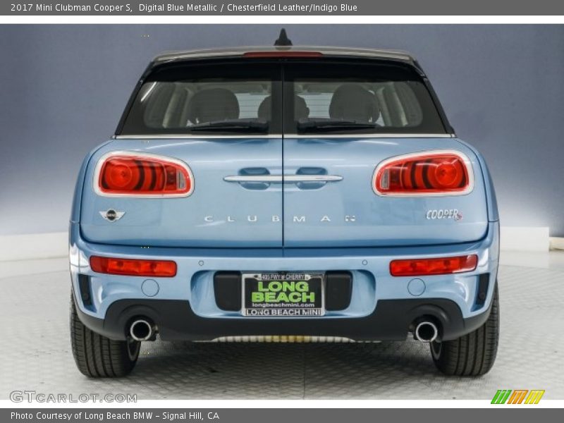 Digital Blue Metallic / Chesterfield Leather/Indigo Blue 2017 Mini Clubman Cooper S