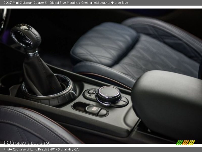 Digital Blue Metallic / Chesterfield Leather/Indigo Blue 2017 Mini Clubman Cooper S