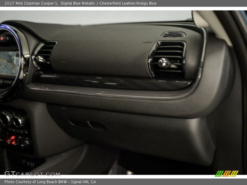 Digital Blue Metallic / Chesterfield Leather/Indigo Blue 2017 Mini Clubman Cooper S