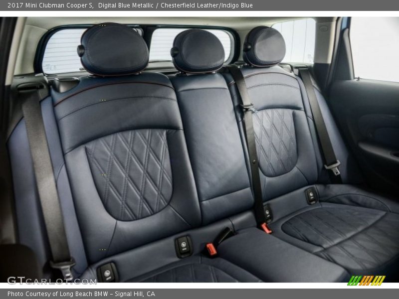 Digital Blue Metallic / Chesterfield Leather/Indigo Blue 2017 Mini Clubman Cooper S