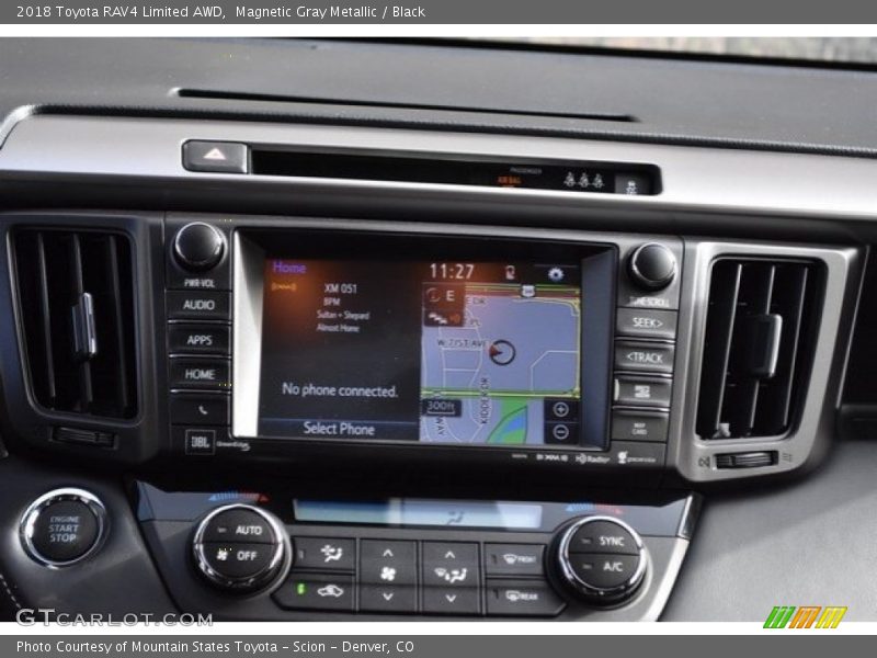 Magnetic Gray Metallic / Black 2018 Toyota RAV4 Limited AWD