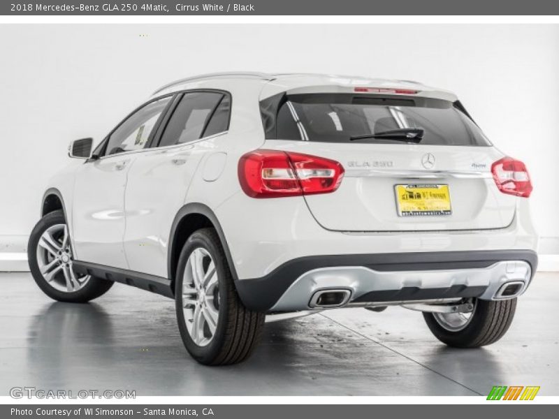 Cirrus White / Black 2018 Mercedes-Benz GLA 250 4Matic