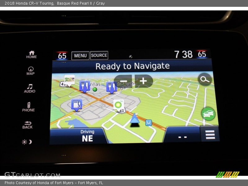 Navigation of 2018 CR-V Touring