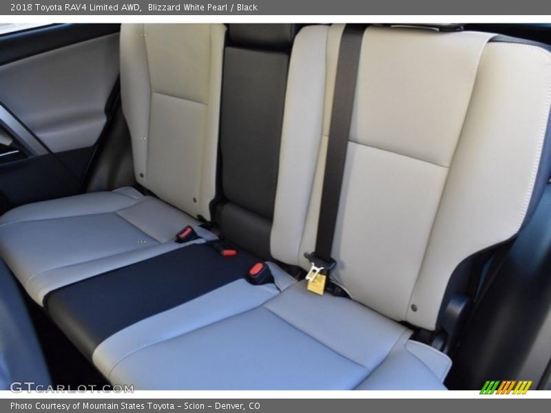 Blizzard White Pearl / Black 2018 Toyota RAV4 Limited AWD