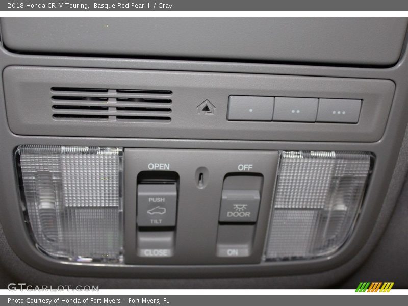 Basque Red Pearl II / Gray 2018 Honda CR-V Touring