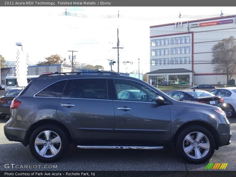 Polished Metal Metallic / Ebony 2011 Acura MDX Technology