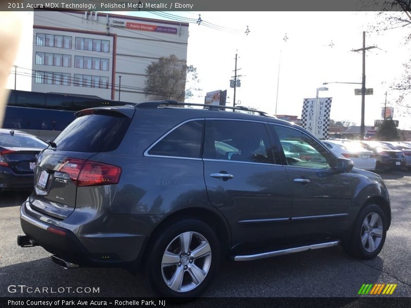Polished Metal Metallic / Ebony 2011 Acura MDX Technology