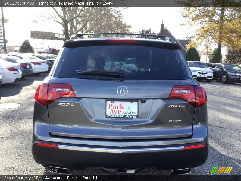 Polished Metal Metallic / Ebony 2011 Acura MDX Technology