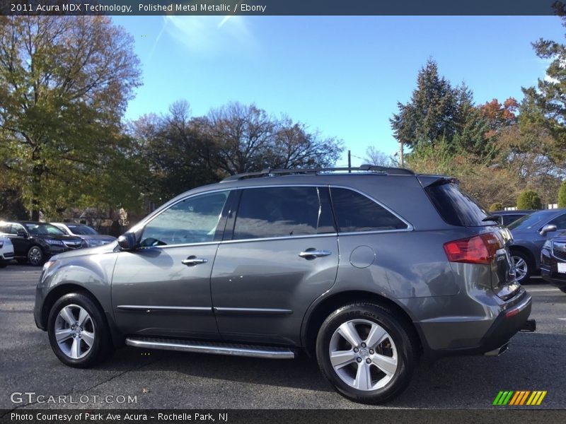 Polished Metal Metallic / Ebony 2011 Acura MDX Technology