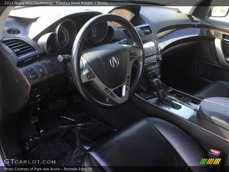 Polished Metal Metallic / Ebony 2011 Acura MDX Technology