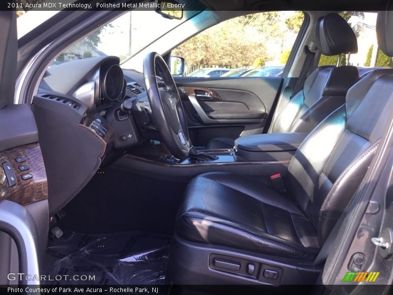 Polished Metal Metallic / Ebony 2011 Acura MDX Technology