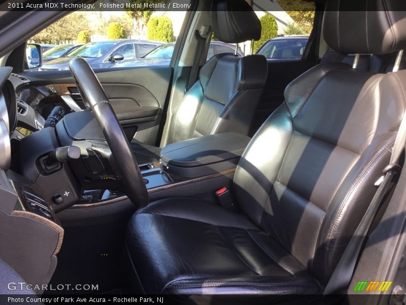 Polished Metal Metallic / Ebony 2011 Acura MDX Technology