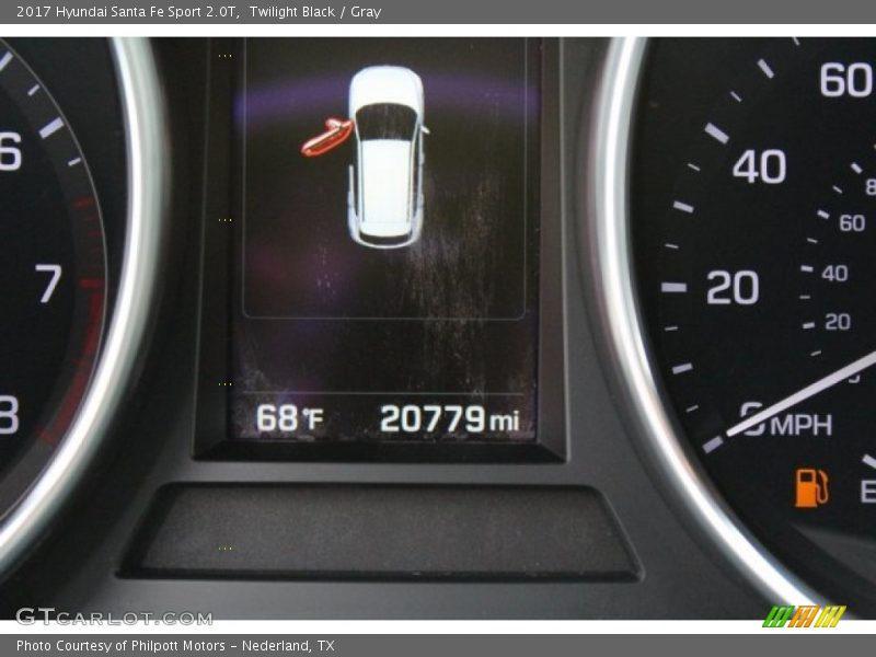 Twilight Black / Gray 2017 Hyundai Santa Fe Sport 2.0T