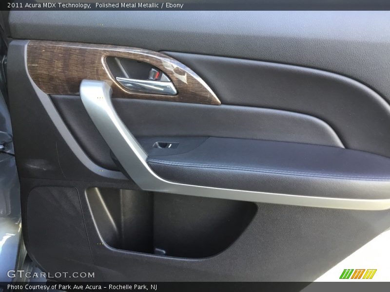 Polished Metal Metallic / Ebony 2011 Acura MDX Technology