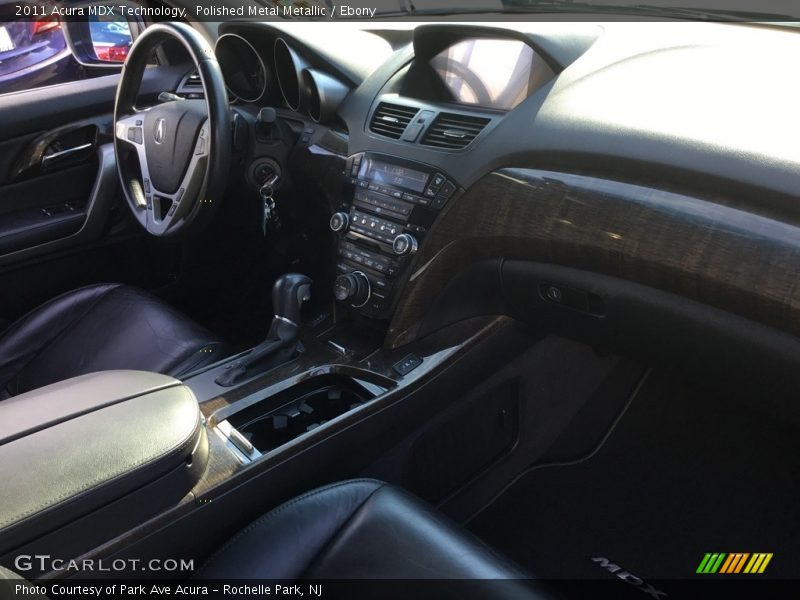 Polished Metal Metallic / Ebony 2011 Acura MDX Technology