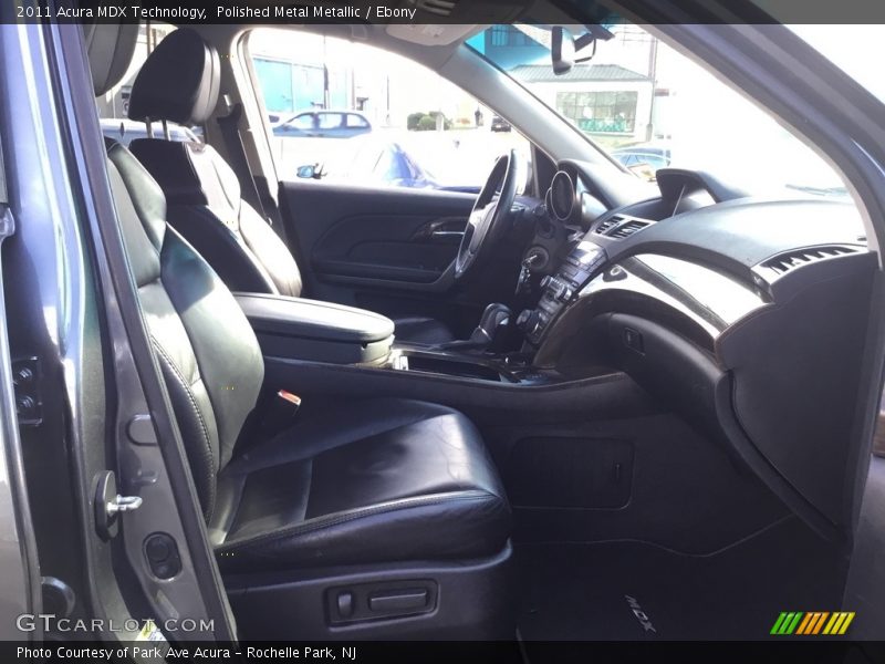 Polished Metal Metallic / Ebony 2011 Acura MDX Technology