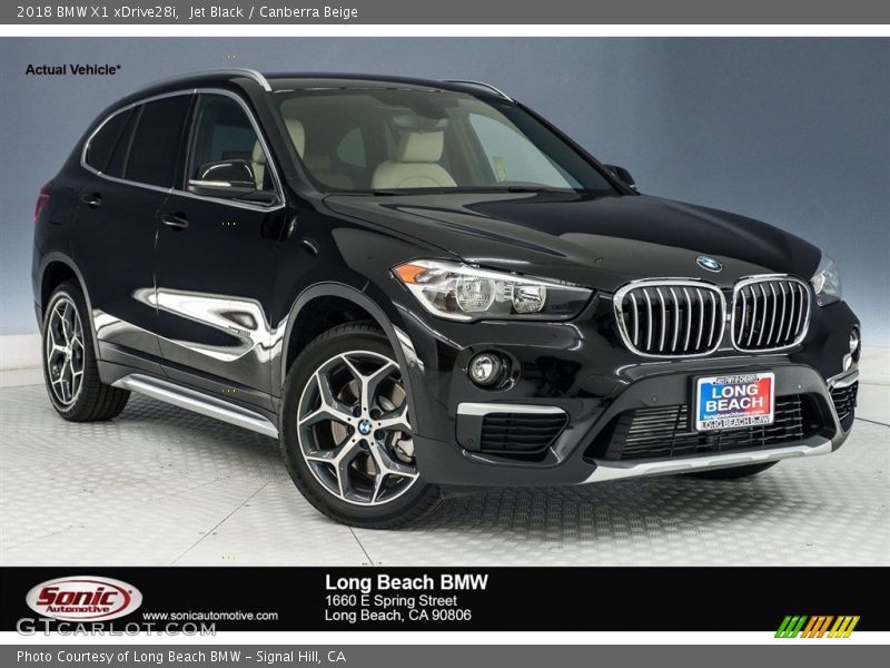 Jet Black / Canberra Beige 2018 BMW X1 xDrive28i