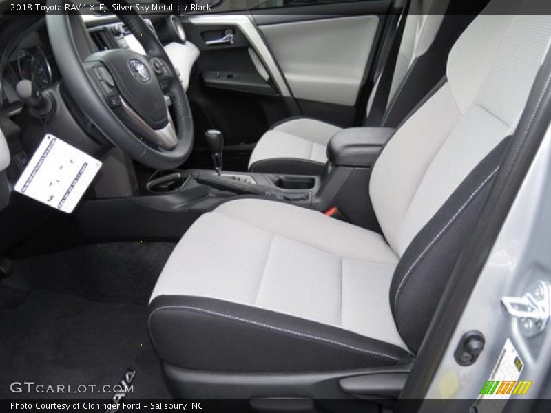 Front Seat of 2018 RAV4 XLE