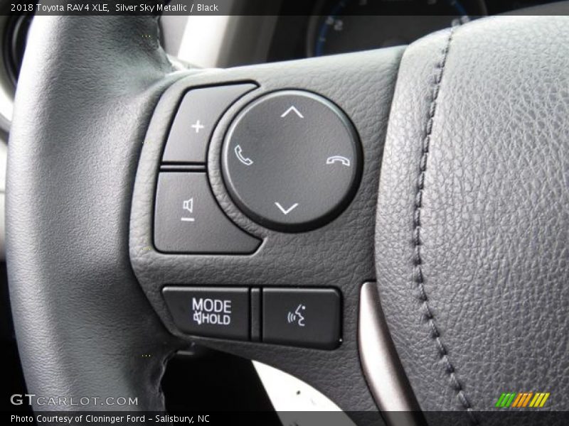 Controls of 2018 RAV4 XLE