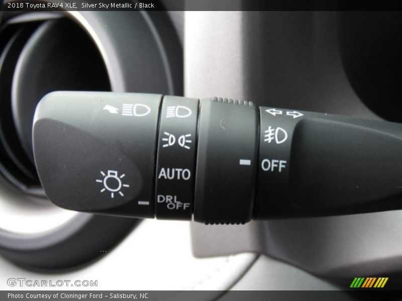 Controls of 2018 RAV4 XLE