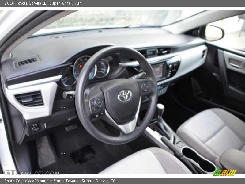 Super White / Ash 2016 Toyota Corolla LE