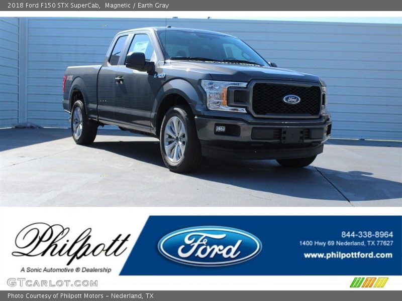 Magnetic / Earth Gray 2018 Ford F150 STX SuperCab