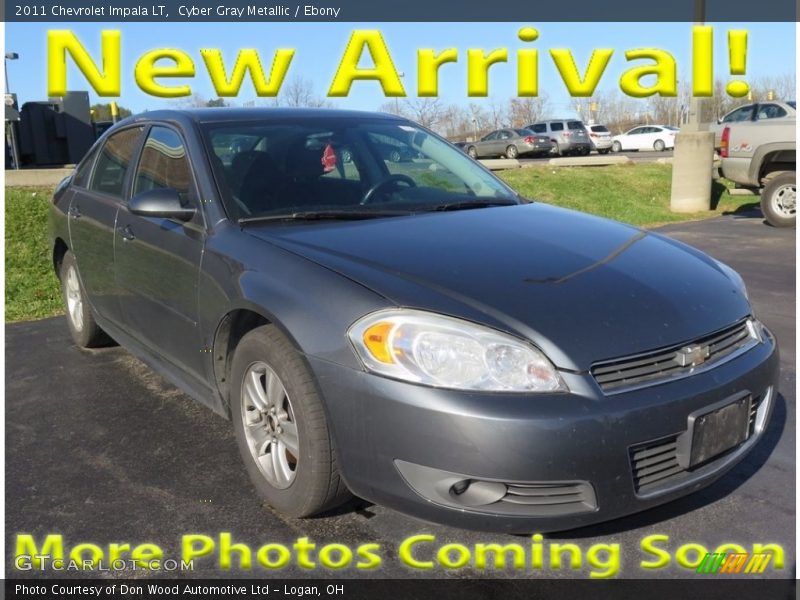 Cyber Gray Metallic / Ebony 2011 Chevrolet Impala LT