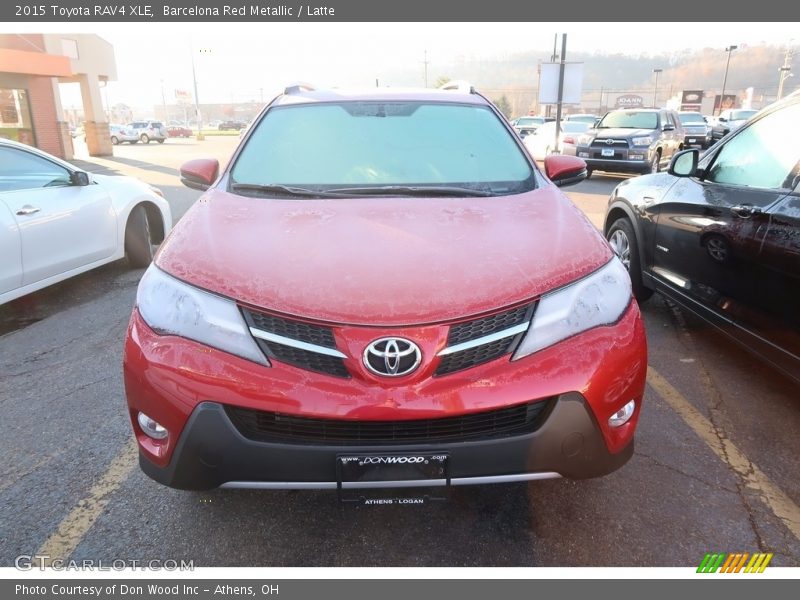 Barcelona Red Metallic / Latte 2015 Toyota RAV4 XLE