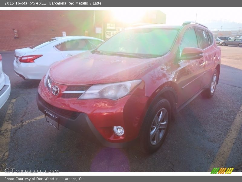 Barcelona Red Metallic / Latte 2015 Toyota RAV4 XLE