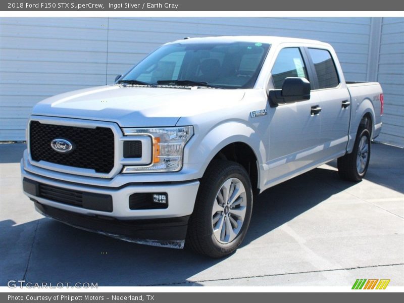 Ingot Silver / Earth Gray 2018 Ford F150 STX SuperCrew