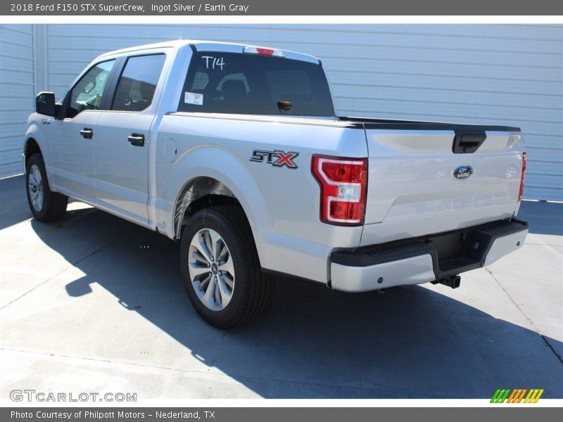 Ingot Silver / Earth Gray 2018 Ford F150 STX SuperCrew