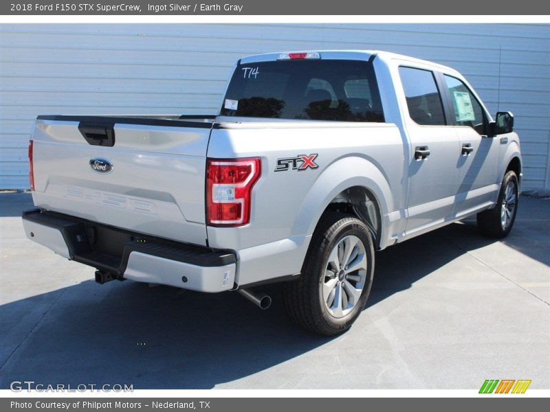 Ingot Silver / Earth Gray 2018 Ford F150 STX SuperCrew