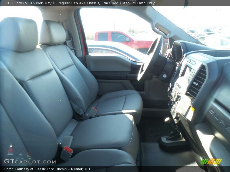 Race Red / Medium Earth Gray 2017 Ford F550 Super Duty XL Regular Cab 4x4 Chassis