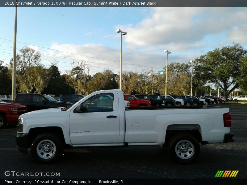 Summit White / Dark Ash/Jet Black 2018 Chevrolet Silverado 1500 WT Regular Cab